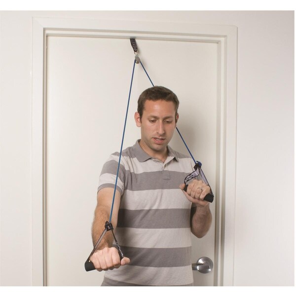 Step-Up Relief Shoulder Pulley with Exercise Tubing & Handles; Blue - Heavy ST2580137 - main